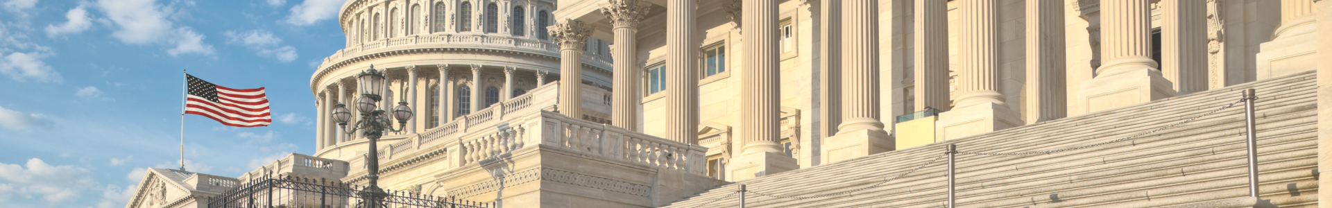 Outside of the US Government Capital building