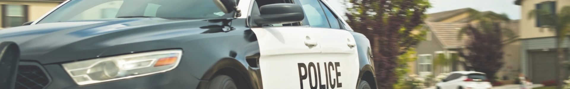 Side of a Police Car