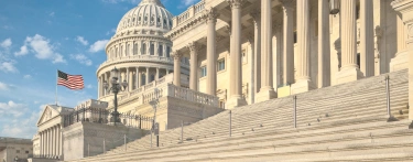 Outside of the US Government Capital building