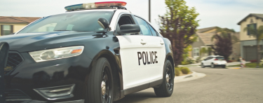 Side of a Police Car